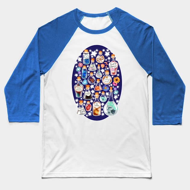 The Eccentric Perfumer Baseball T-Shirt by PerrinLeFeuvre